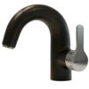 Acme - Basin Mixer - Black & Chrome