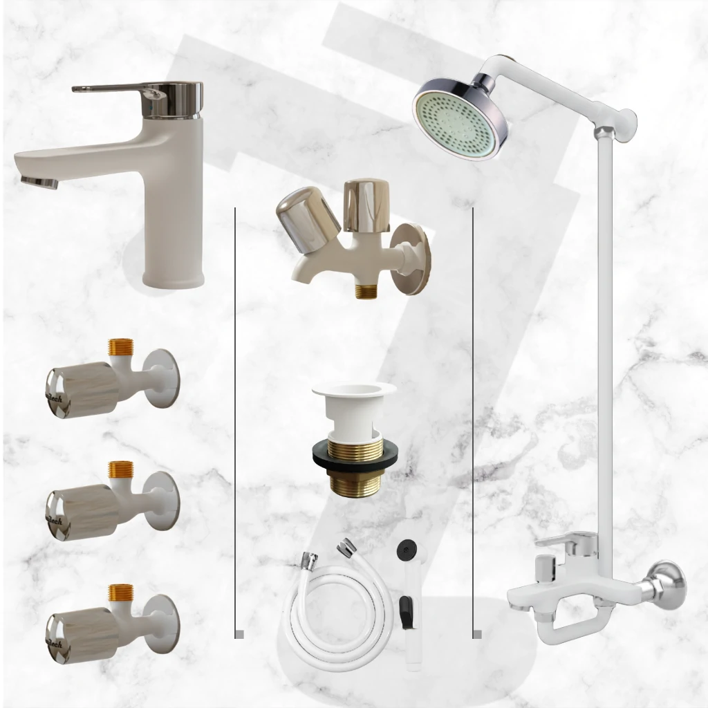 Eco Complete Set - White & Chrome