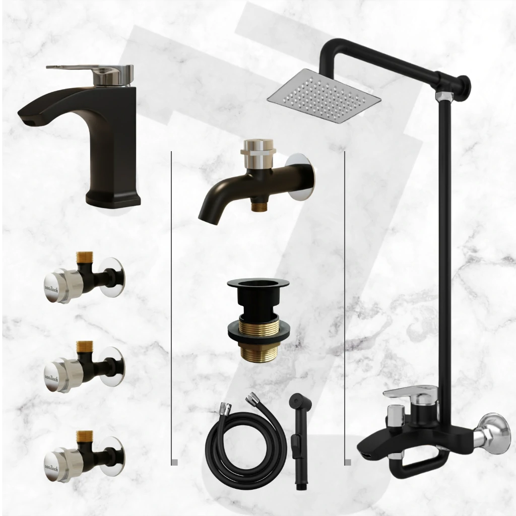 Flow Complete Set - Black & Chrome