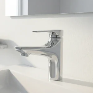 Gist Basin Mixer in Bathroom in Daylight Gist Basin Mixer in Bathroom in Daylight