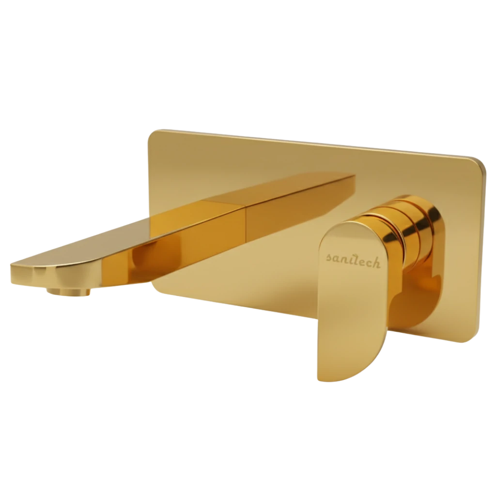 Inception Concealed Basin Mixer - Gold Inception Concealed Basin Mixer - Gold