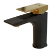 Moderation - Basin Mixer - Black & Gold