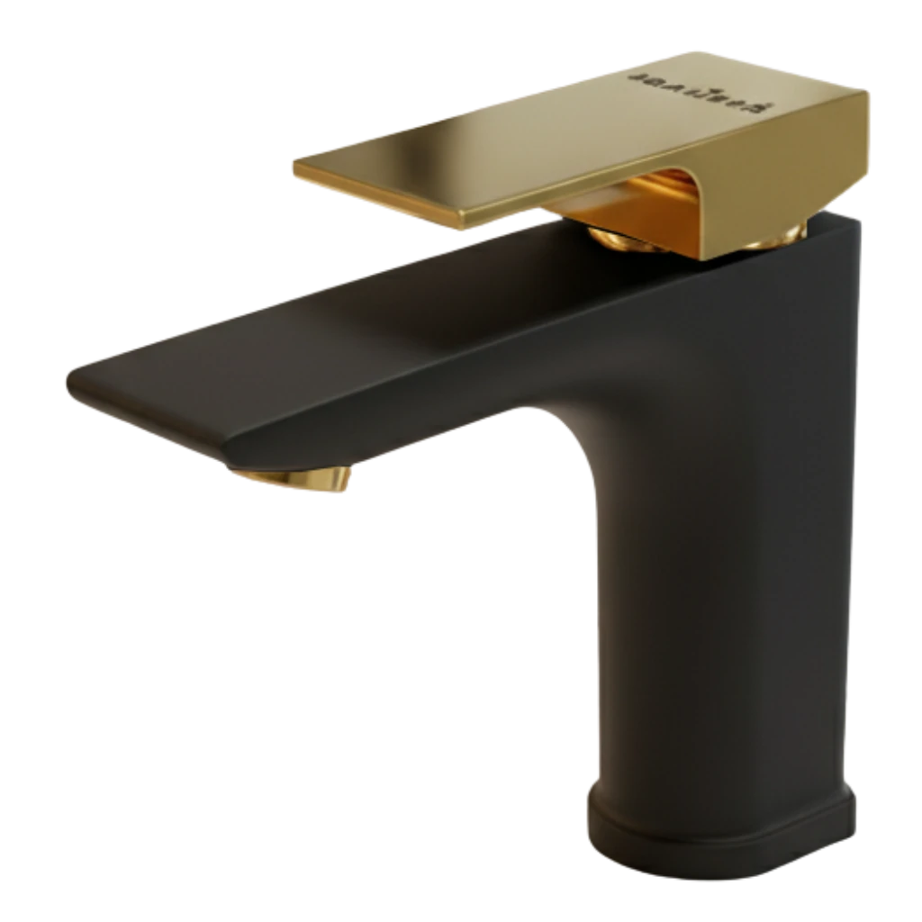 Moderation - Basin Mixer - Black & Gold