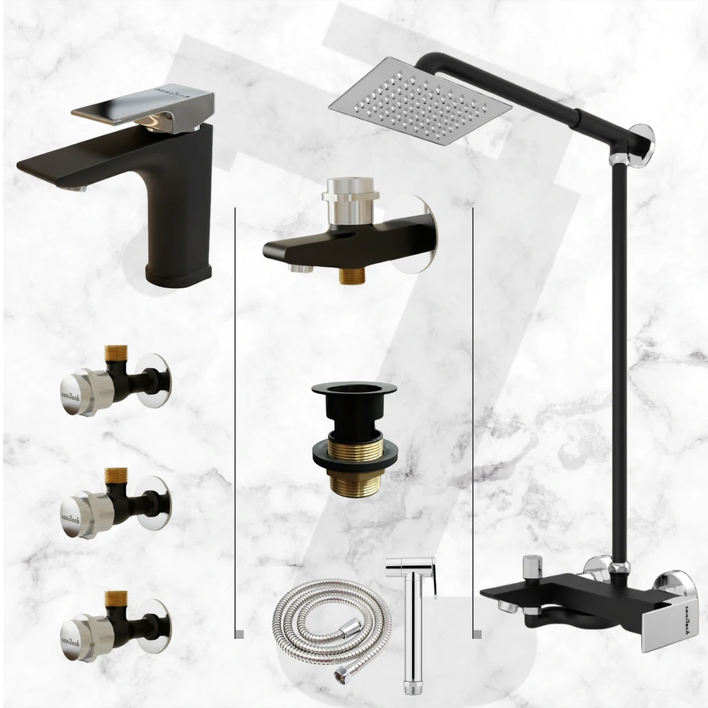 Moderation Complete Set - Black & Chrome