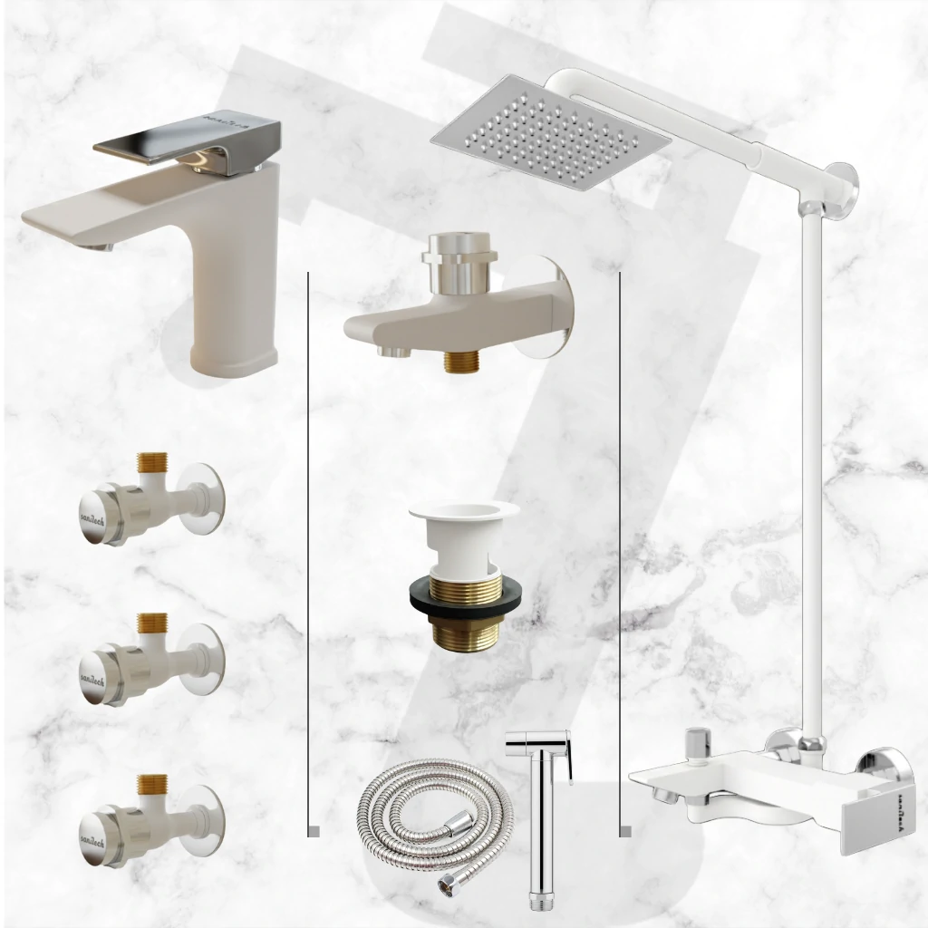 Moderation Complete Set - White & Chrome