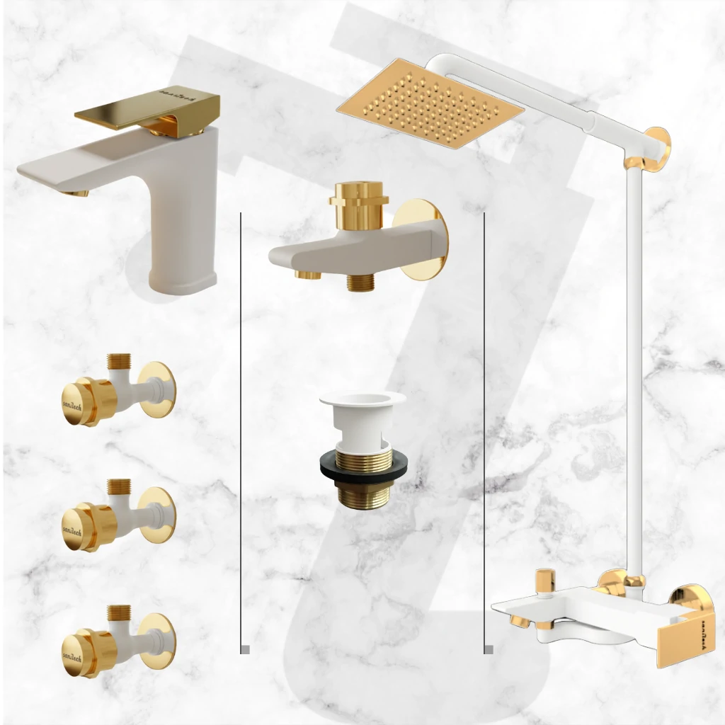 Moderation Complete Set - White & Gold