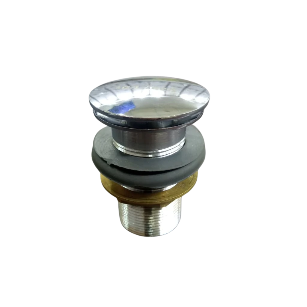 Push Waste 4-inch - Chrome