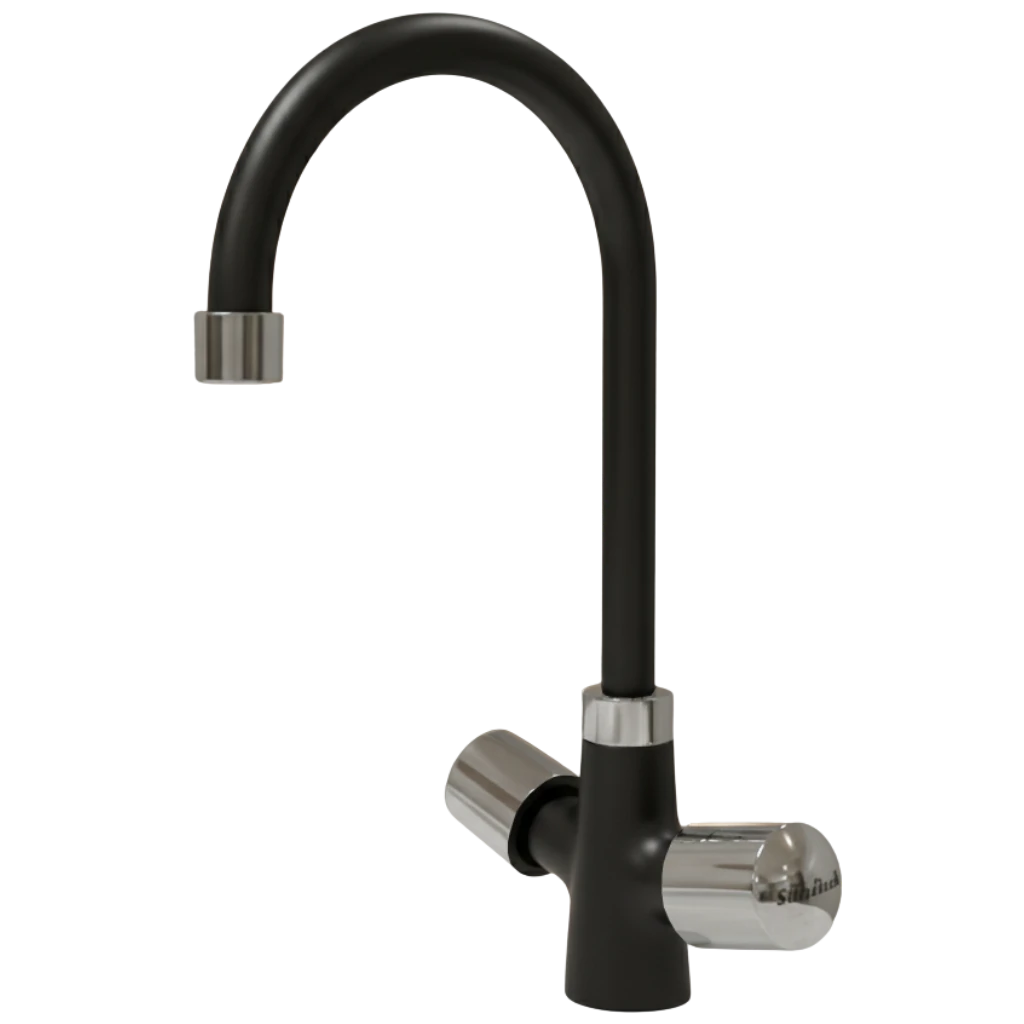Scorpio - Basin Mixer - Black & Chrome Scorpio - Basin Mixer - Black & Chrome