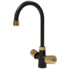 Scorpio - Basin Mixer - Black & Gold Scorpio - Basin Mixer - Black & Gold