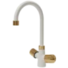 Scorpio - Basin Mixer - White & Gold Scorpio - Basin Mixer - White & Gold