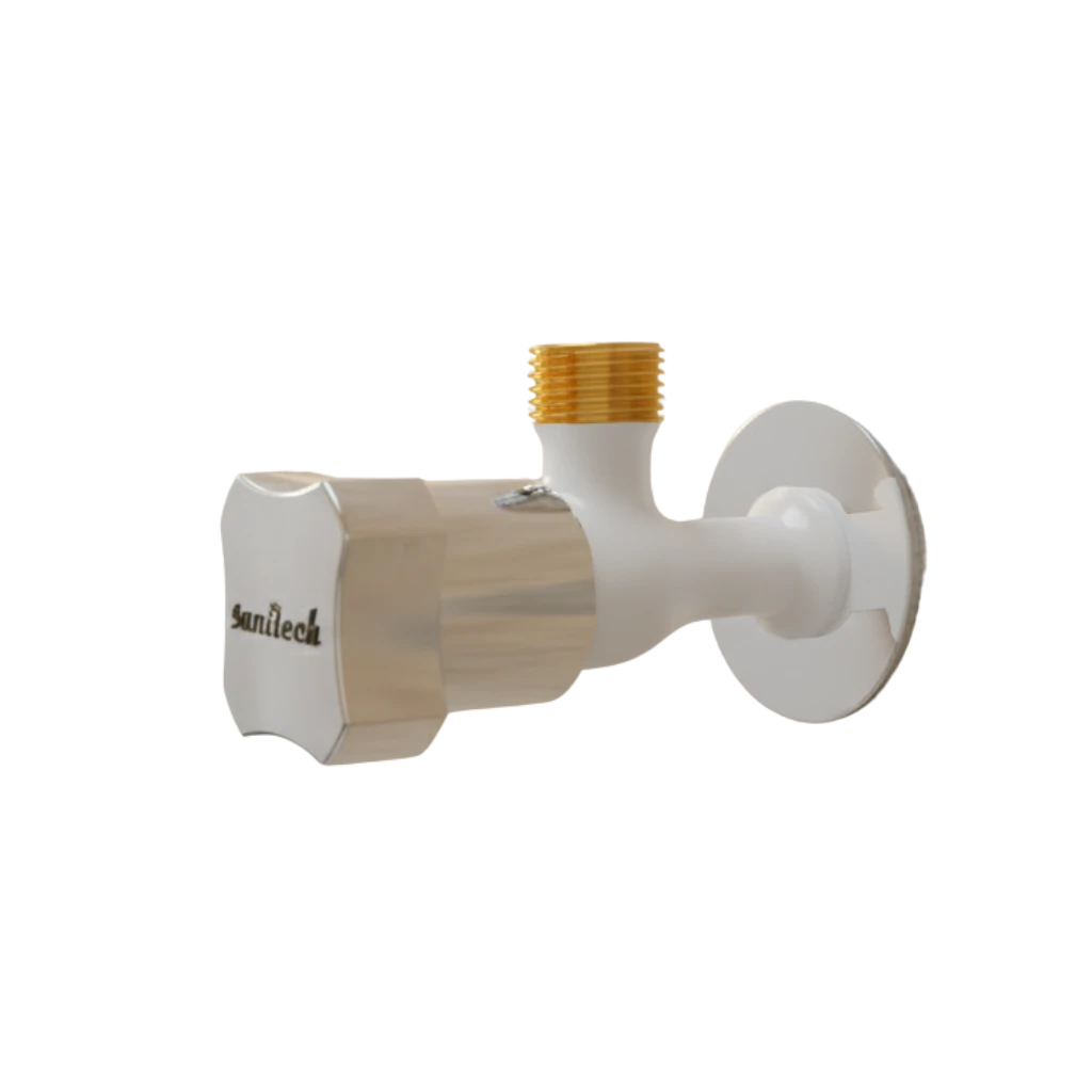 Tee Cock A - White & Chrome Tee Cock A - White & Chrome