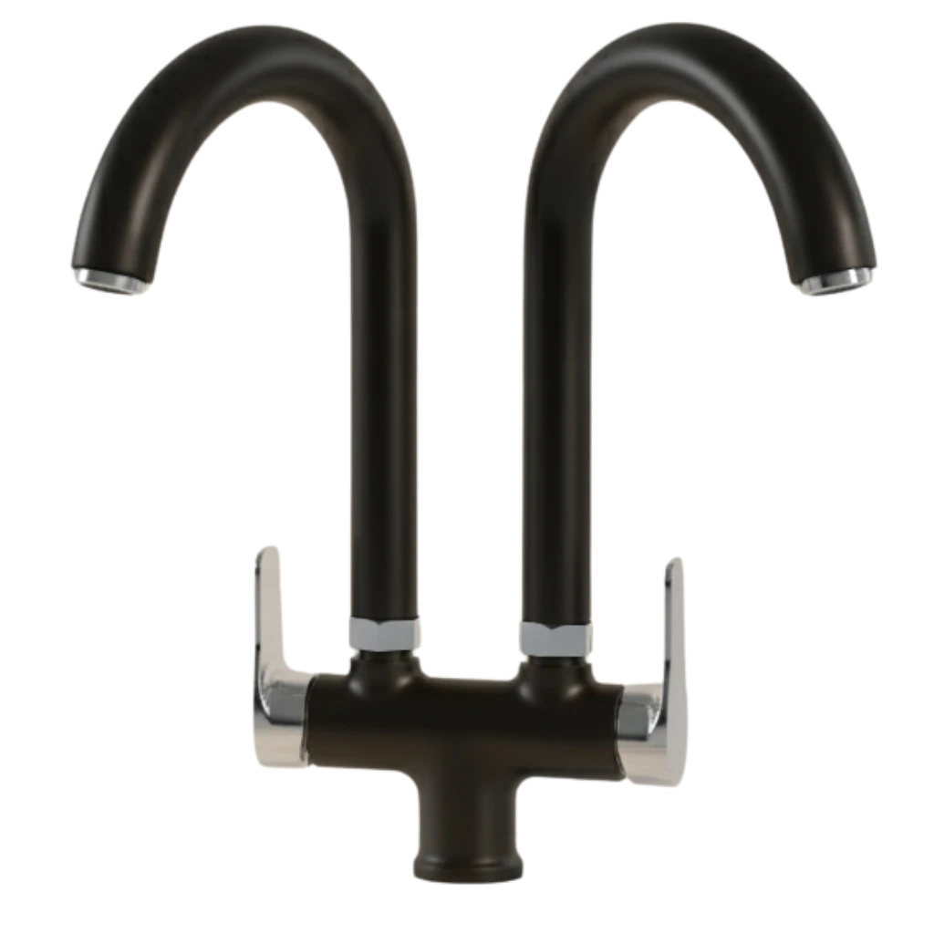 Twin Mixer - Black & Chrome Twin Mixer - Black & Chrome