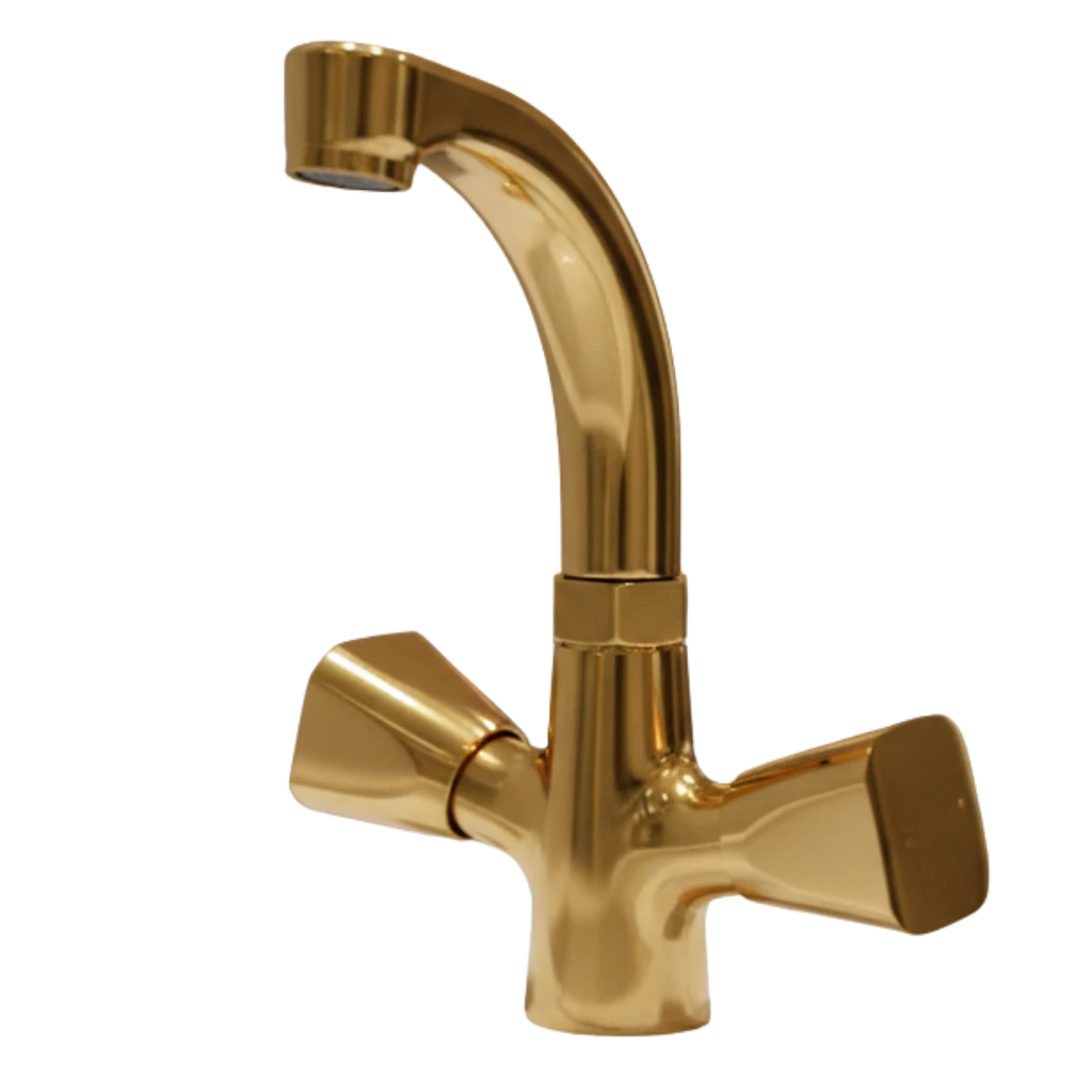 Virgo - Basin Mixer - Gold