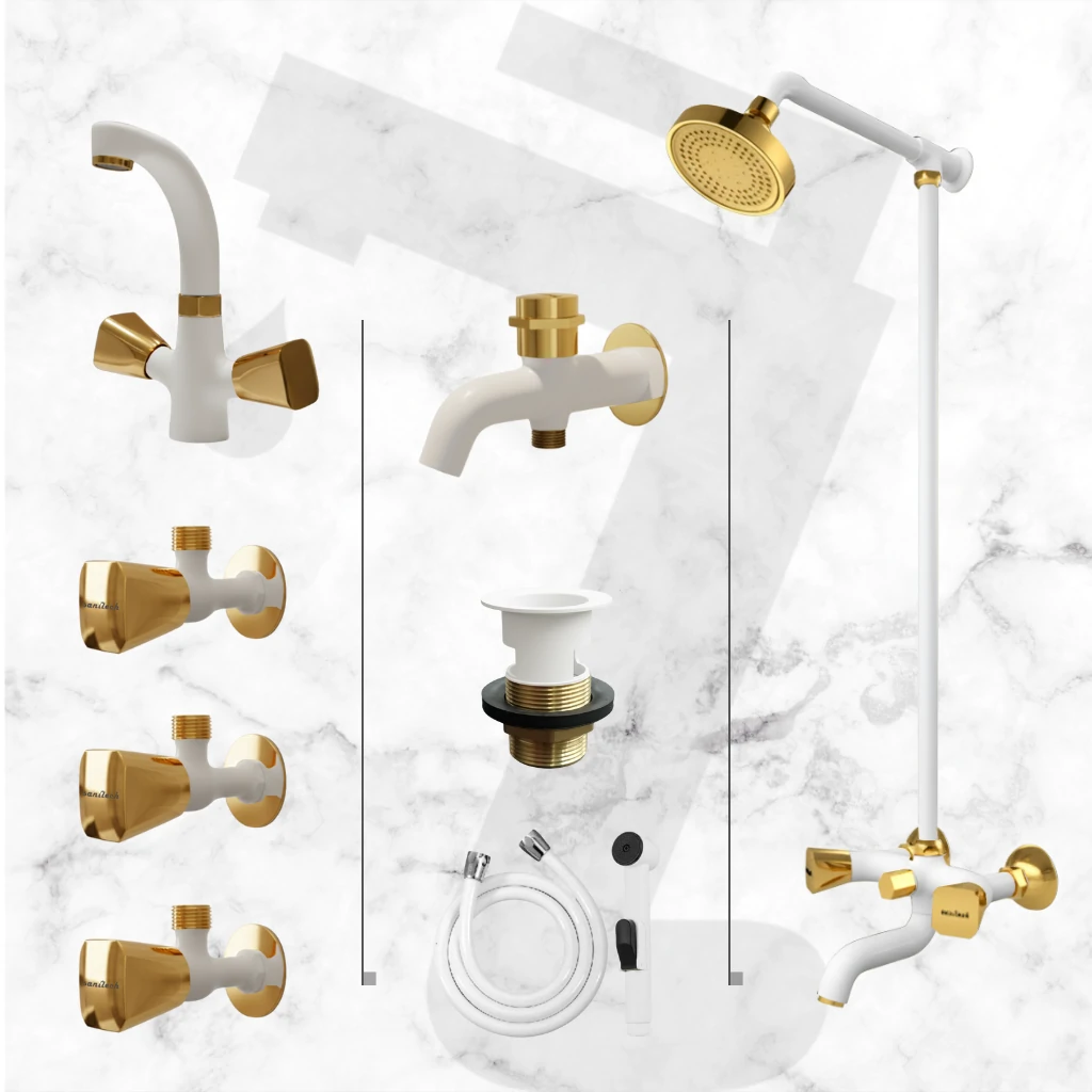 Virgo Complete Set - White & Gold