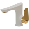 Vogue - Basin Mixer - White & Gold