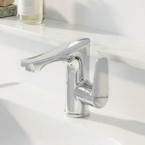 Vogue Basin Mixer in Bathroom in Daylight