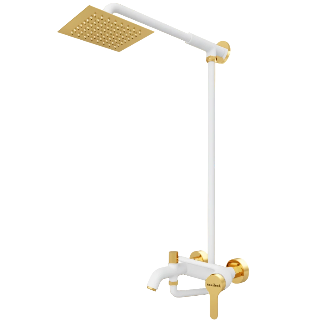 Wall - Acme Full - White & Gold Wall - Acme Full - White & Gold