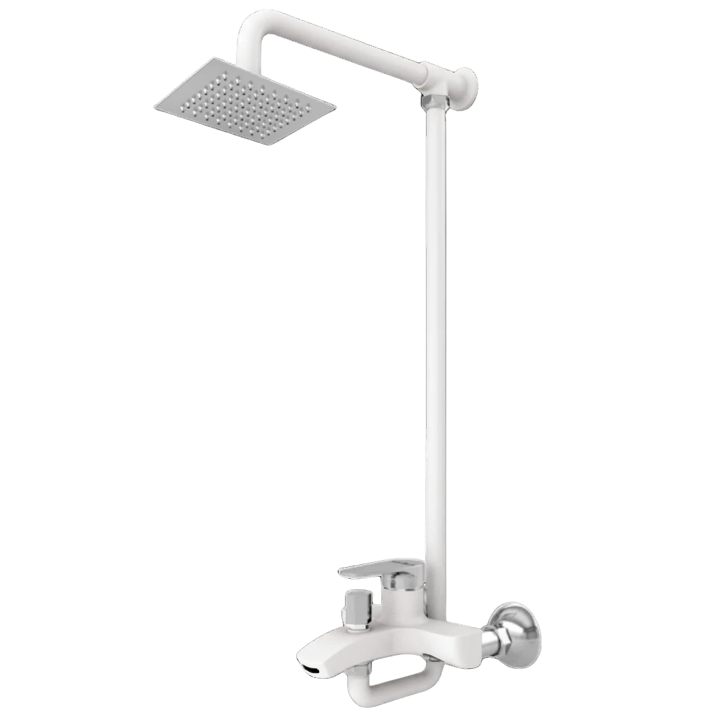 Wall - Flow Full - White & Chrome Wall - Flow Full - White & Chrome