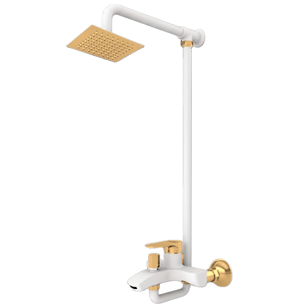 Wall - Flow Full - White & Gold Wall - Flow Full - White & Gold