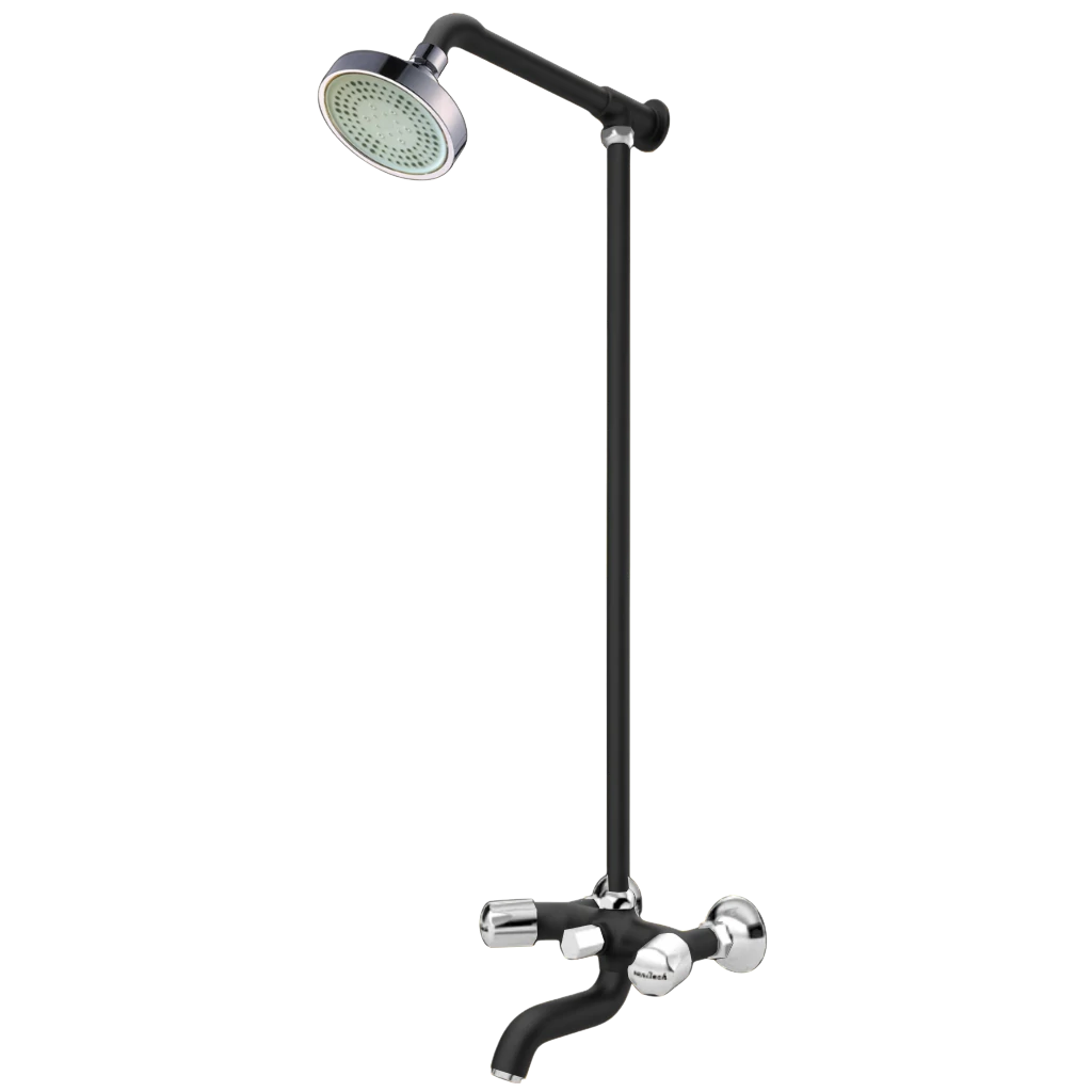 Wall - Leo Full - Black & Chrome