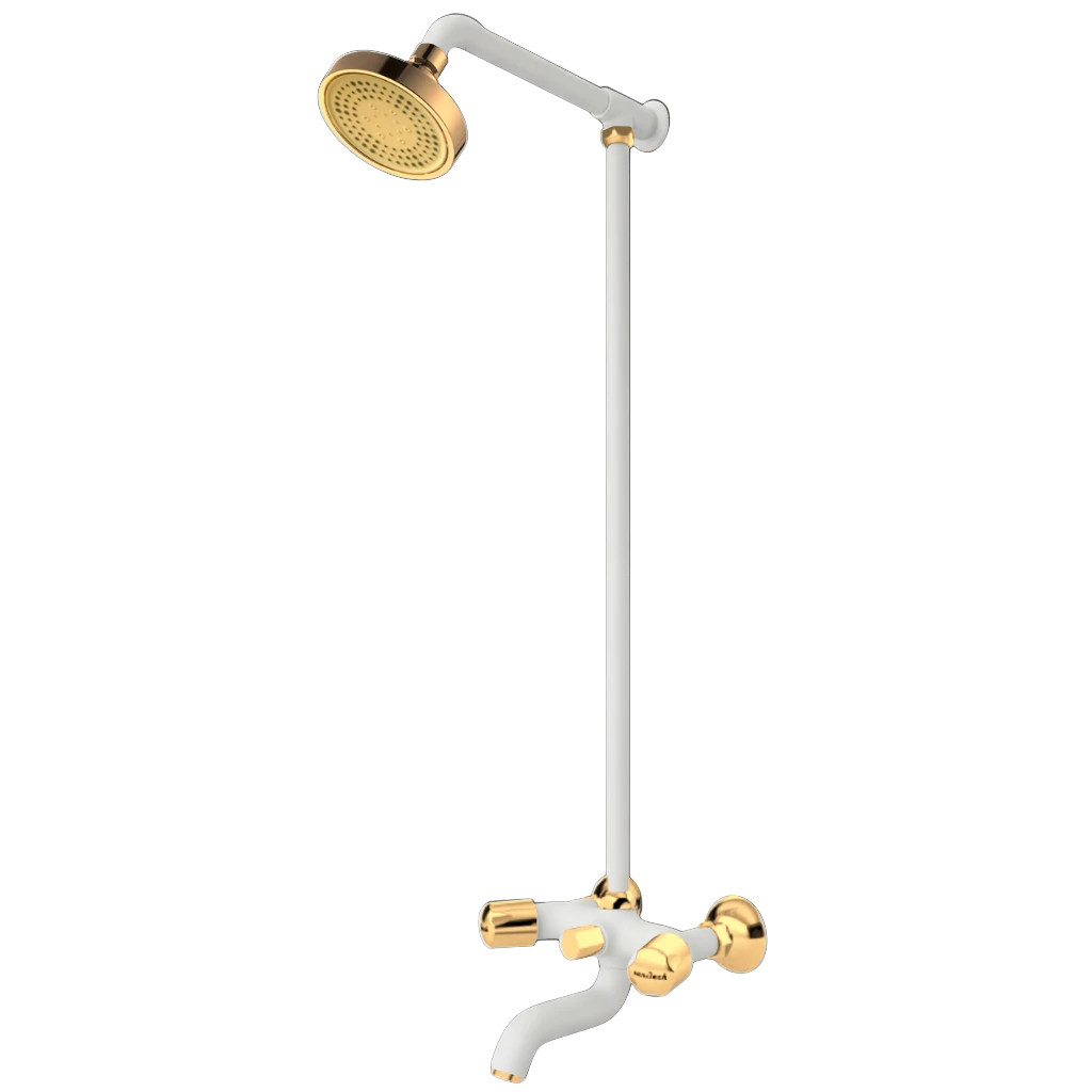 Wall - Leo Full - White & Gold