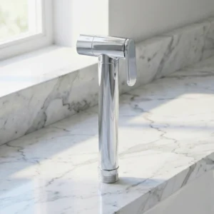 Muslim Shower Brass Set in Daylight